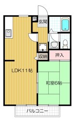 ガーデンハイツの物件間取画像